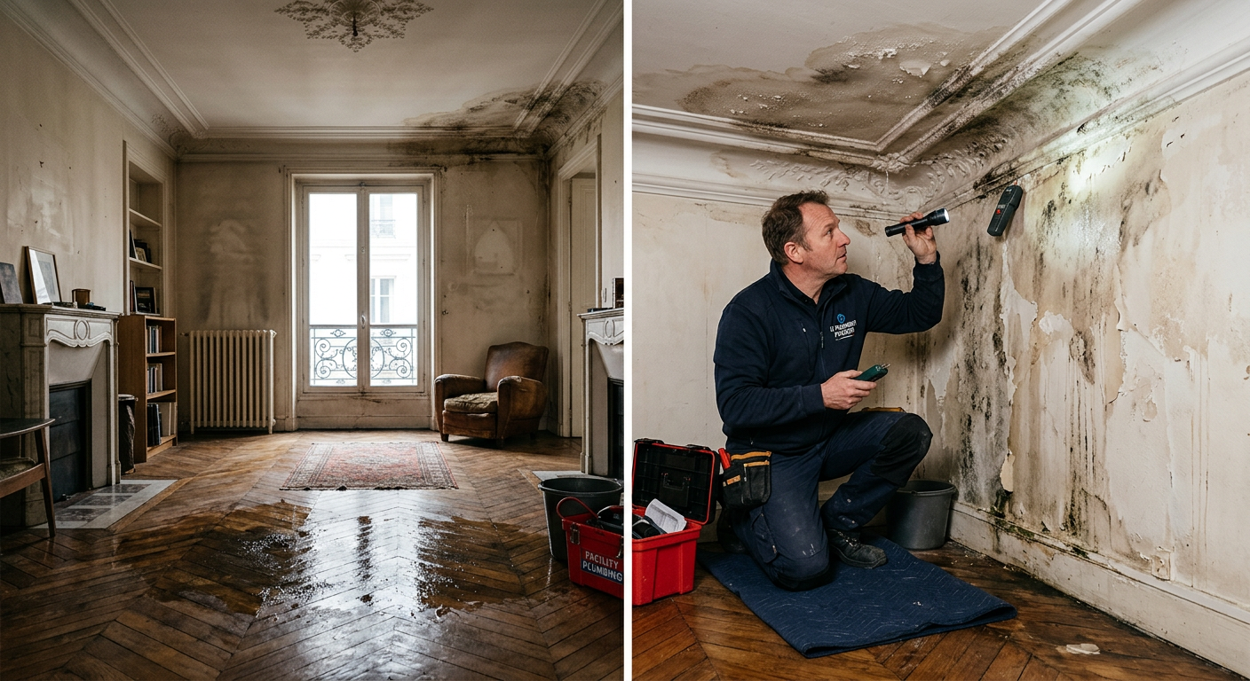 Dégât des eaux intervention urgente Antony